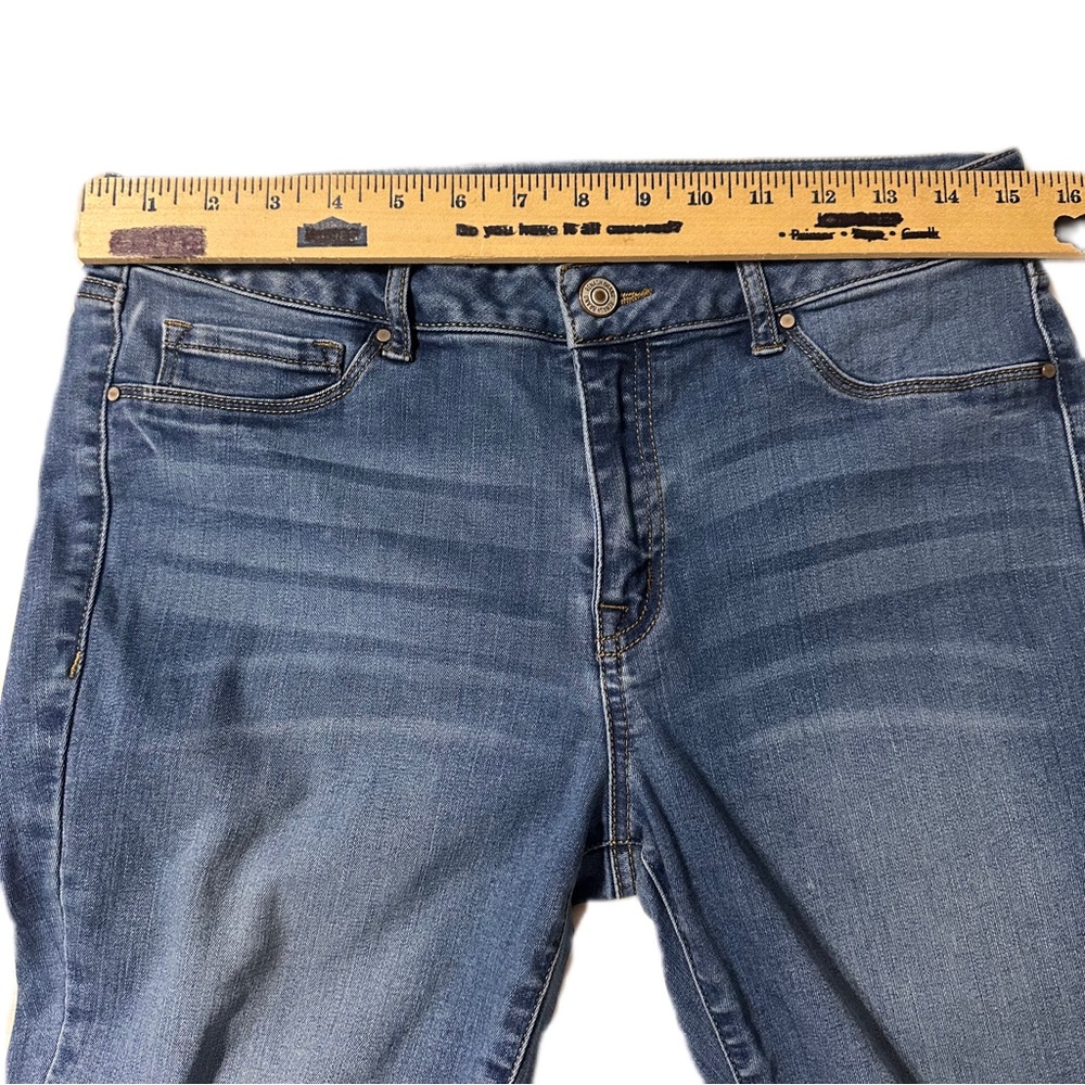 Rewash New York Skinny Jeans Women’s JR Size 13 | 30”Stretch Denim Med Blue Wash - Picture 9 of 13